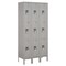 Salsbury Industries Wardrobe Locker, 36" W, 15" D, 78" H, (3) Wide, (9) Openings, Gray 63365GY-U - alternate 1